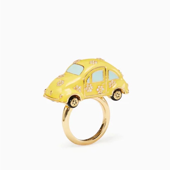 Kate Spade Off We Go Car Ring Size Of 6 - Picture 1 of 9